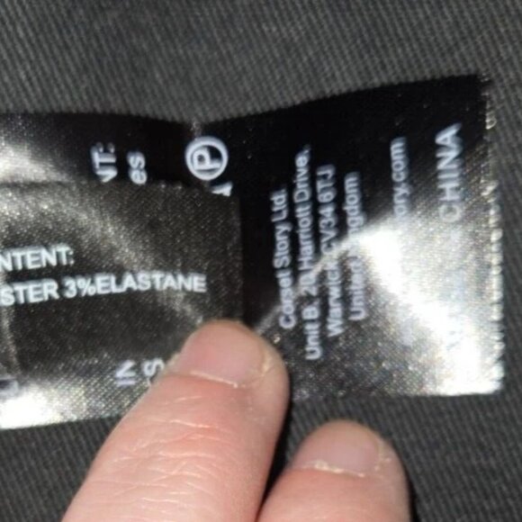 REAL Corset UK22 US18. Blue & White Over bust Steel Boned. High Quality NWT - Picture 10 of 14